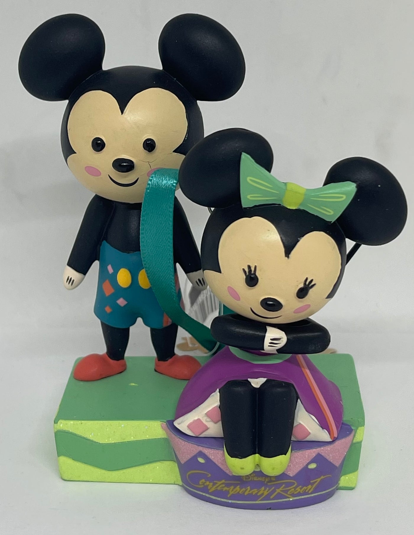 Disney Parks Mickey Minnie Mouse Contemporary Resort Christmas Ornament New