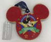 Disney Parks All-Star Resort Mickey Disc Christmas Ornament New With Tags