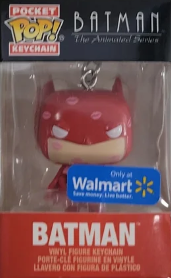 Pocket Pop Keychain DC Super Heroes Valentine Batman 2022 New with Box