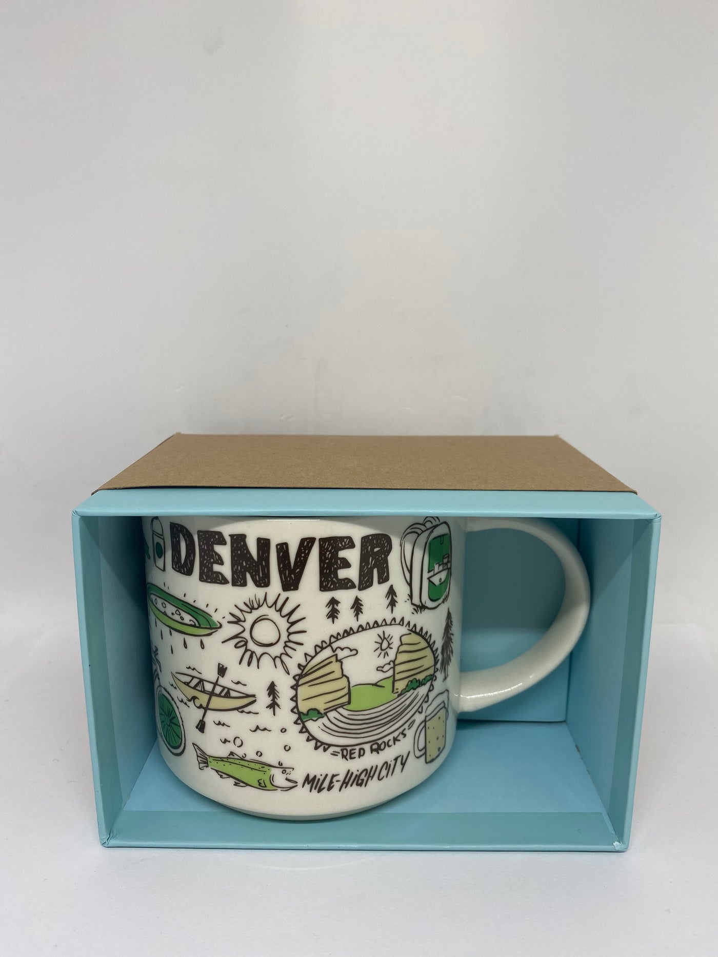 Starbucks Been There Series Collection Denver Colorado Coffee Mug New With Box