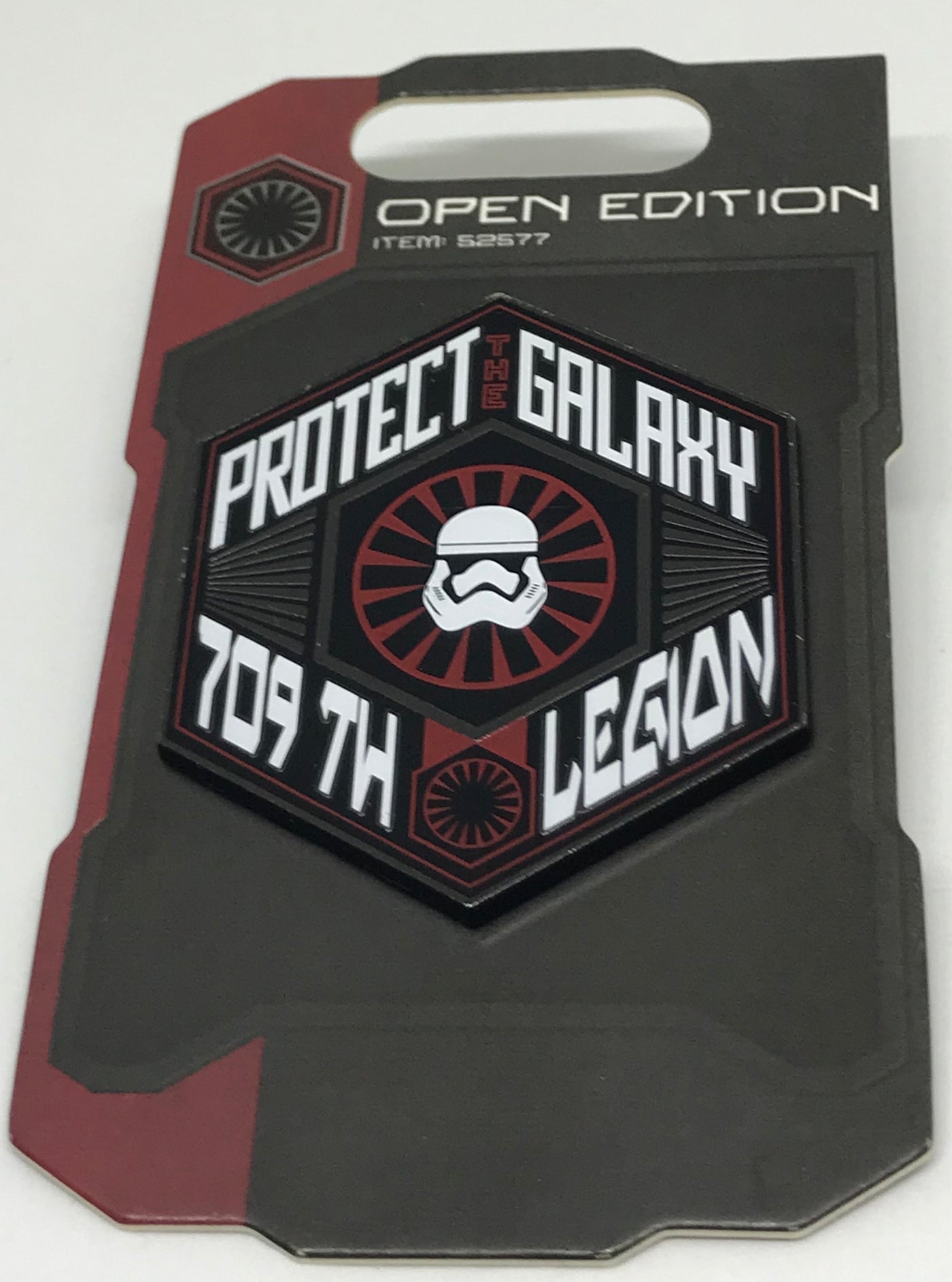 Disney Parks Star Wars Galaxy Edge Storm Trooper Protect Galaxy Pin New Card