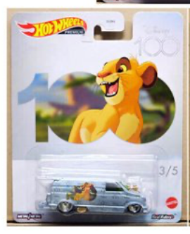 Hot Wheels 2023 Disney 100 Years Lion King Simba Diecast Cars New With Box