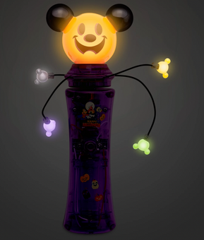 Disney Mickey Mouse Pumpkin Halloween Light-Up Spinner Wand New with Tags