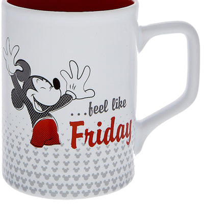 Disney Parks Mickey Makes Monday Feel Like Friday Ceramic Coffee Mug New