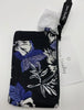 Vera Bradley Cotton Zip ID Case Frosted Floral New with Tag