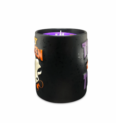 Disney Happy Halloween Mickey and Minnie Ghost Pumpkin Spice Scented Candle New