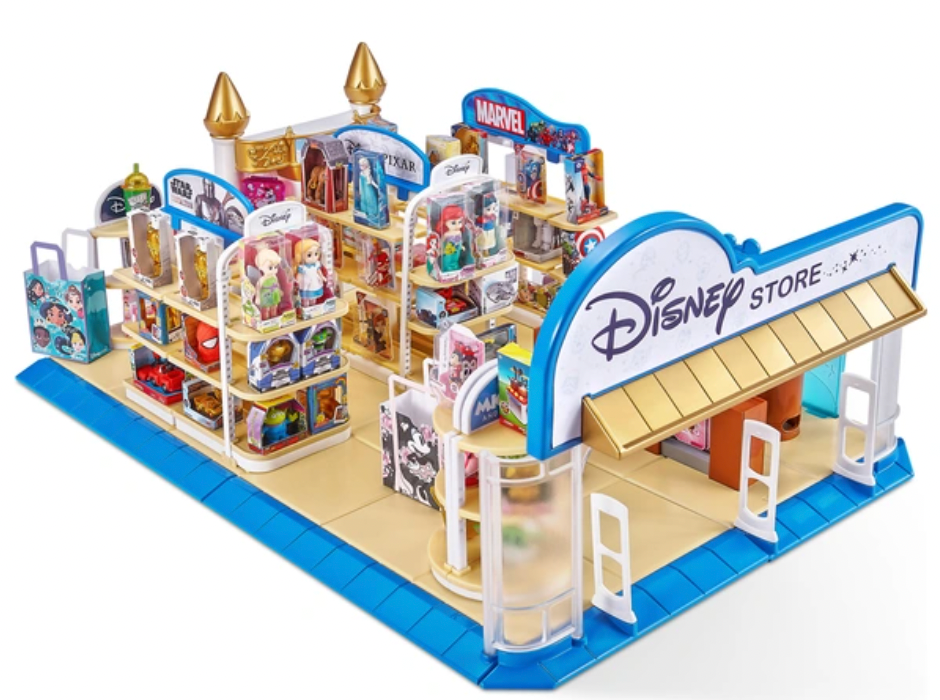 Mini Brands 5 Surprise Disney Store Playset with 2 Exclusive Minis by Zuru New