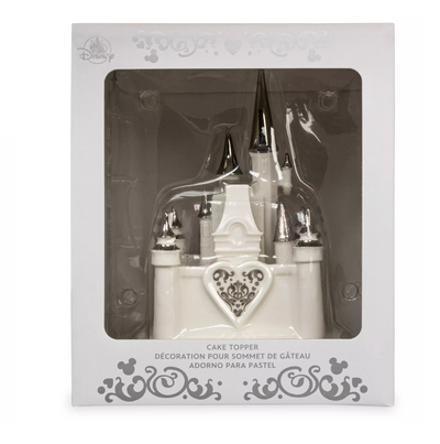 Disney Parks Fairy Tale Weddings Fantasyland Castle Cake Topper New with Box