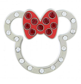 Disney Parks Minnie Mouse Icon Jeweled Pin New with Card