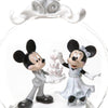 Disney Mickey and Minnie Mouse Wedding Globe Christmas Ornament New