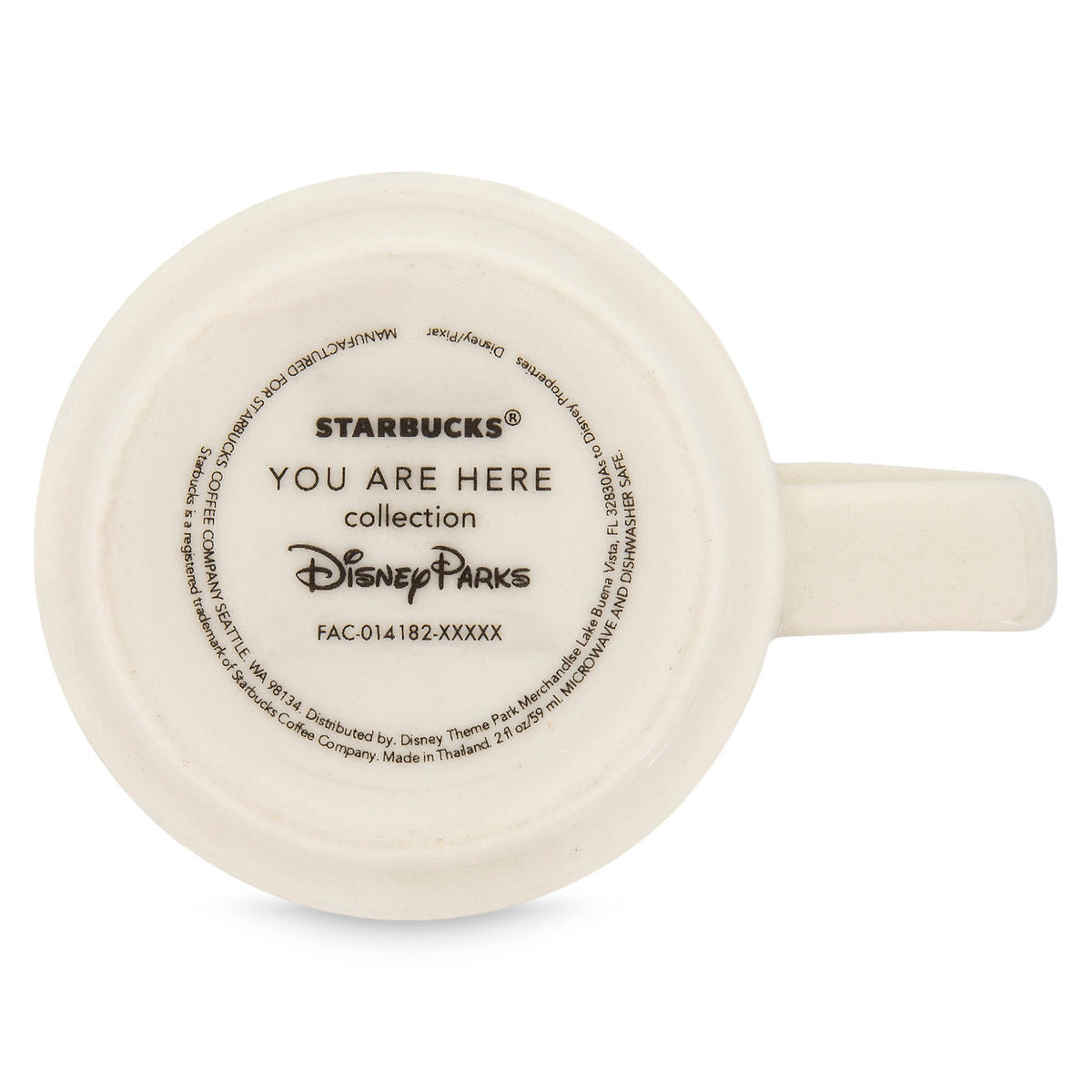 Disney Parks Starbucks Epcot World Showcase Mug Ornament New with Box
