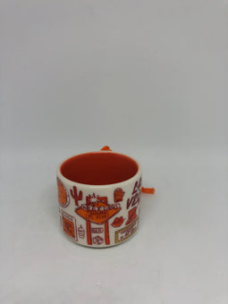 Starbucks Coffee Been There Las Vegas Ceramic Ornament Espresso Mug New Box