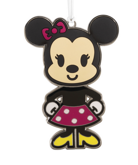 Hallmark Disney Minnie Mouse Metal Christmas Ornament New with Card