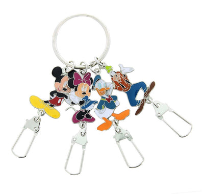 Disney Parks Mickey and Friends Dangler Keychain New with Tags