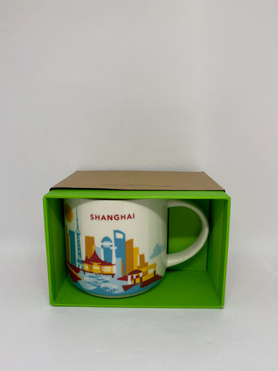 Starbucks You Are Here Collection Shanghai China Ceramic Coffee Mug New w Box