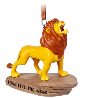 Disney Parks Lion King Simba Long Live The King Christmas Ornament New with Tag