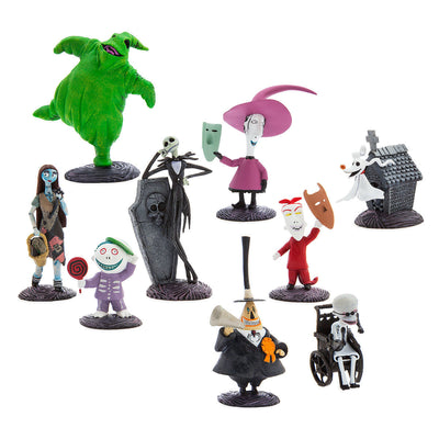 Disney The Nightmare Before Christmas Deluxe Figure Play Set Cake Topper New