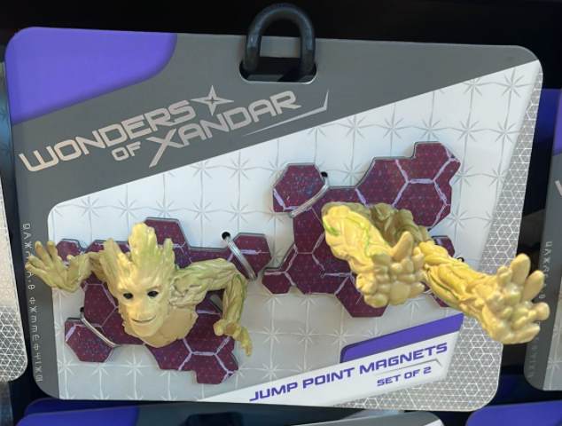 Disney Parks Marvel Wonders of Xandar Groot Jump Point Magnets Set New with Tag