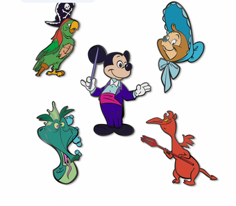 Disney D23 WDW 50th Pin Set A Most Magical Kingdom Limited Edition New with Box