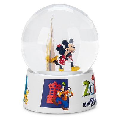 Disney Parks Mickey and Minnie Mini Snowglobe Walt Disney World 2020 New