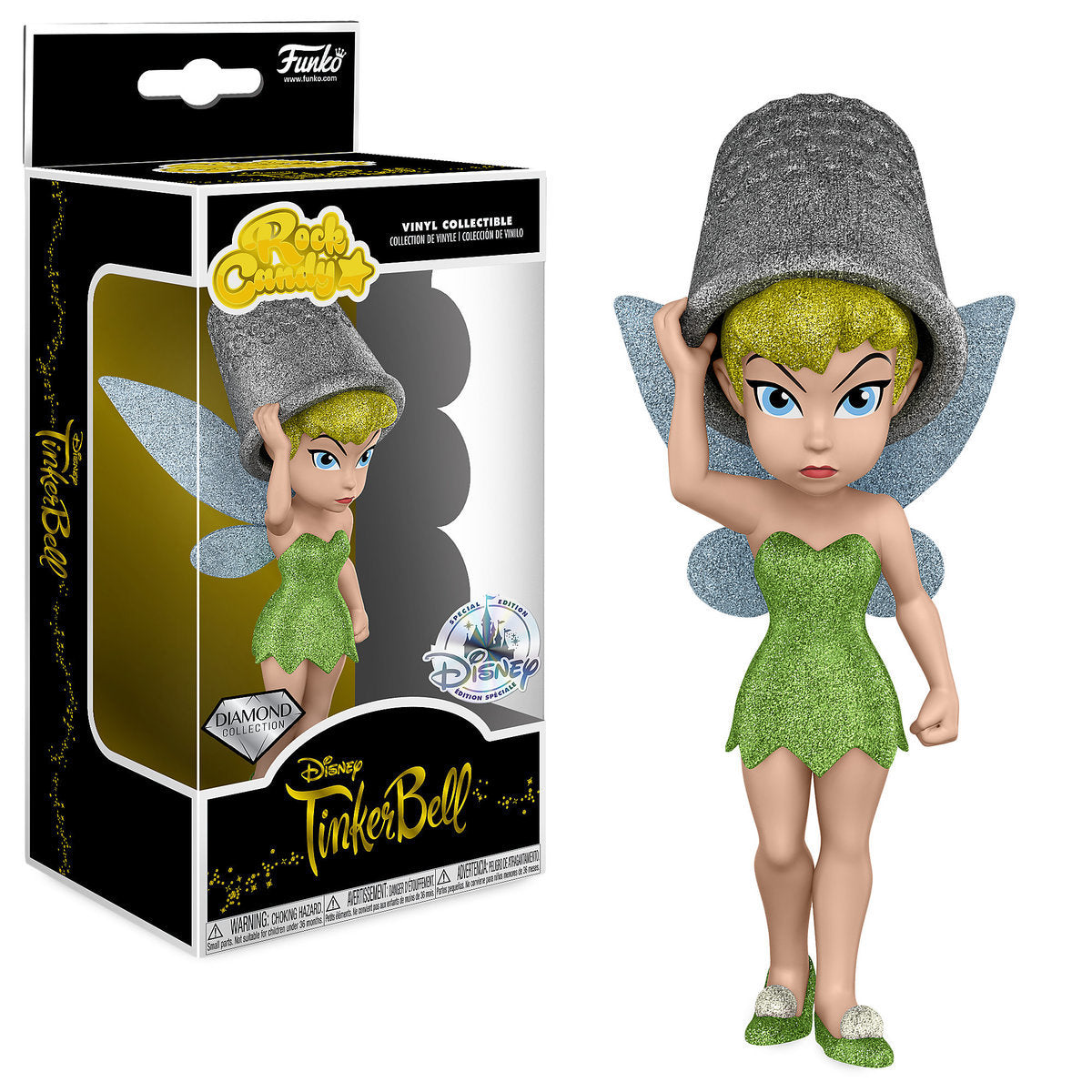 Disney Tinker Bell Vinyl Figure Rock Candy Vinyl Collectible New with Box