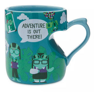 Disney Up Carl and Ellie Adventure is Out There Coffee Mug New