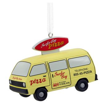 Hallmark 2022 Netflix Stranger Things Surfer Boy Pizza Van Ornament New With Box