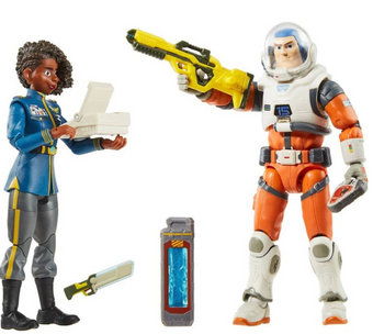 Disney Pixar Lightyear Alpha Class Alisha Hawthorne & Buzz Set Toy New With Box