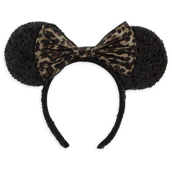 Disney Parks Minnie Mouse Leopard Ear Headband New with Tags