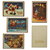 Disney Parks Turn Century Santa Mickey Minnie Holiday Cheer Greeting Cards New