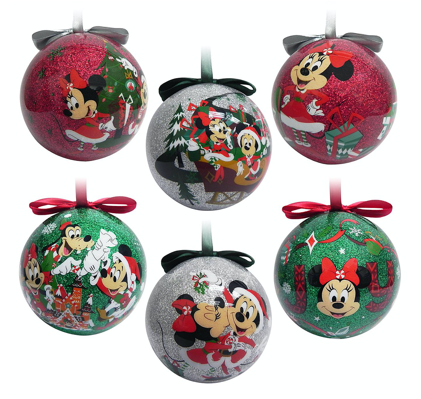 Disney 2020 Mickey Mouse and Friends Sketchbook Ball Ornament Set New with Box