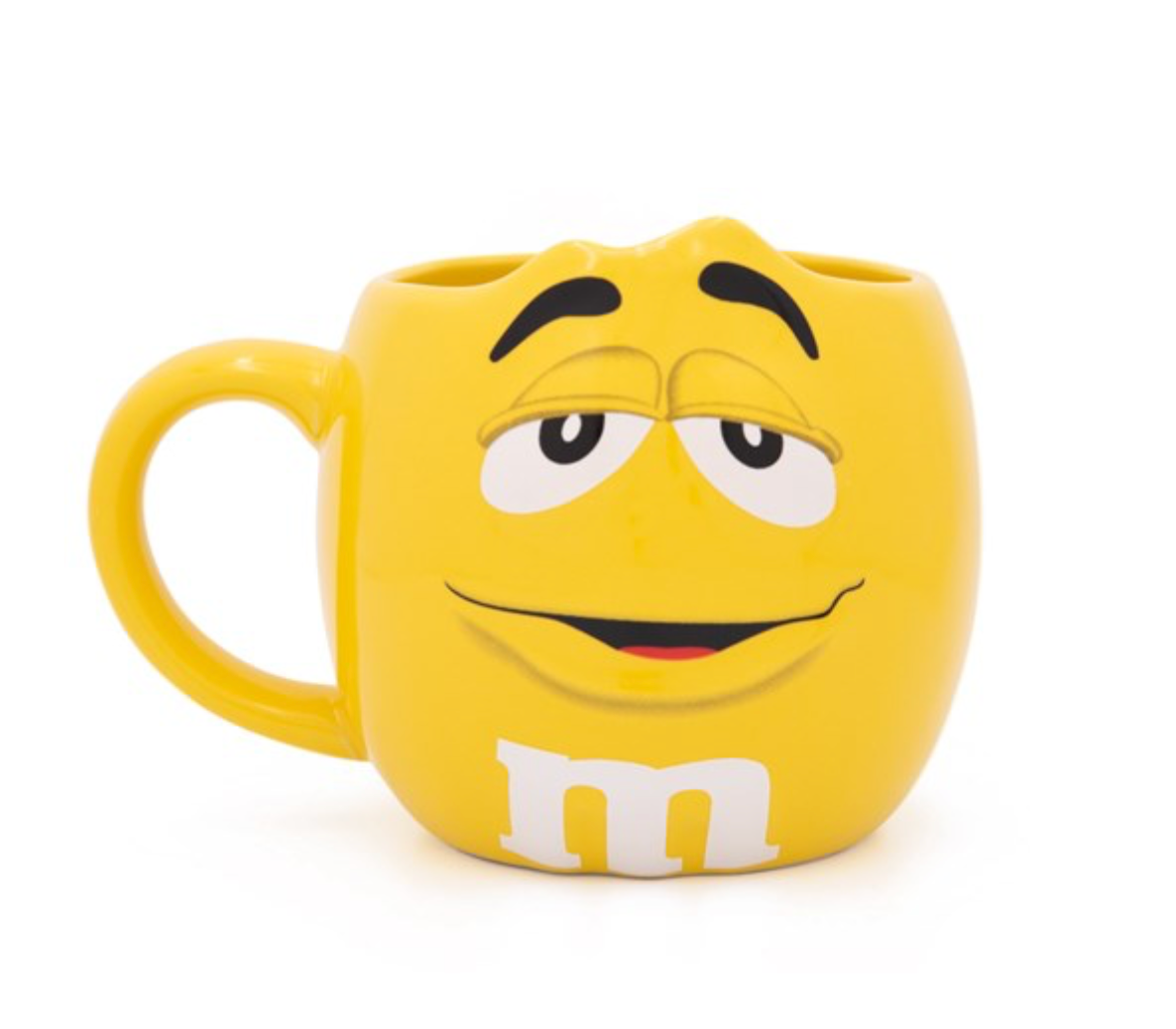 M&M's World Yellow Character Figural Coffee Mug New