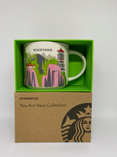 Starbucks You Are Here Collection Mianyang China Ceramic Coffee Mug New With Box