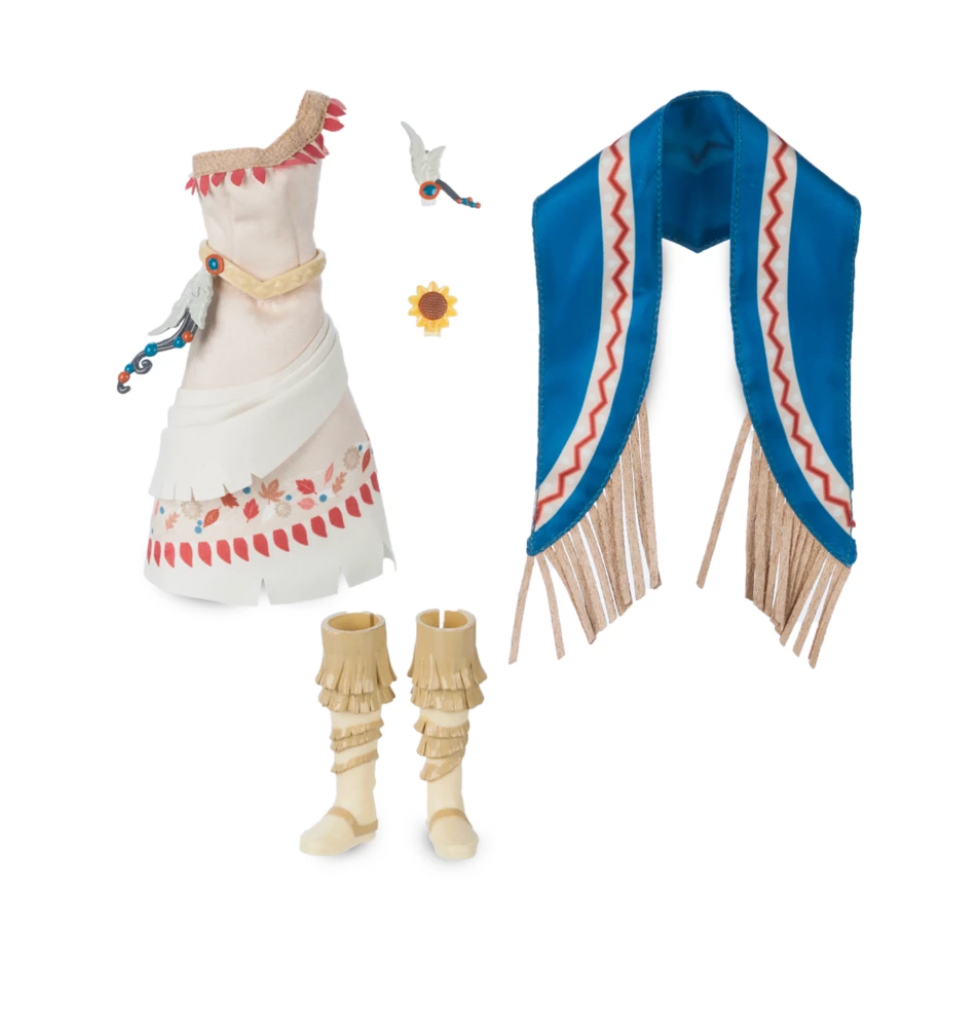 strapless open back dress Disney Pocahontas Classic Doll Accessory Pack New with Box – I Love  Characters