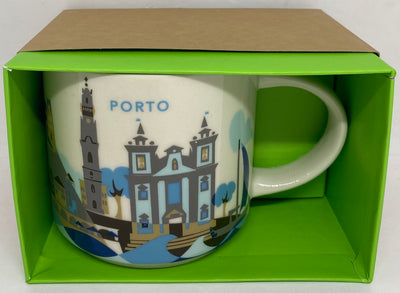 Starbucks Coffee You Are Here Collection Porto Portugal Ceramic Coffee Mug New