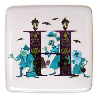 Disney Parks ABC Letters H is for Haunted Mansion Ceramic Trinket Box New