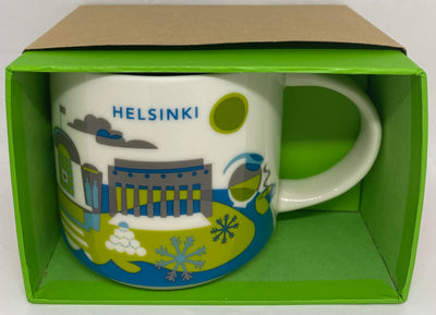 Starbucks Coffee You Are Here Collection Helsinki Finland Ceramic Coffee Mug New