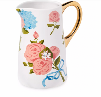 Disney The Aristocats Porcelain Florals Pitcher by Ann Shen New