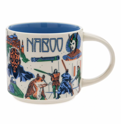 Disney Starbucks Been There Star Wars Naboo Ceramic Coffee Mug New with Box