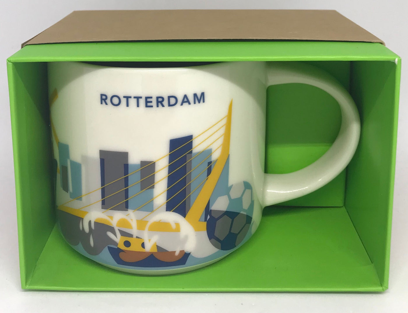 Starbucks You Are Here Rotterdam Netherland Ceramic Coffee Mug New with Box