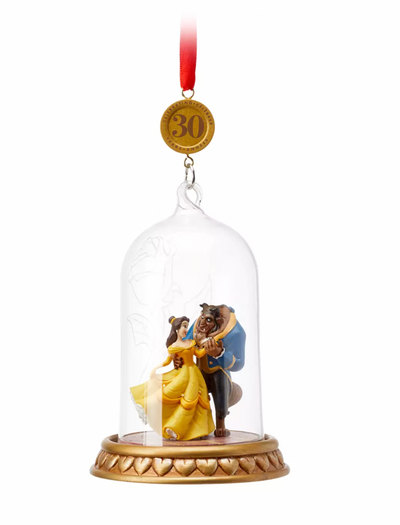 Disney Sketchbook 30th Beauty and the Beast Legacy Christmas Ornament New