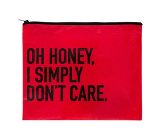 M&M's World Brown Character Oh Honey I Simply Don't Care Recycled Pouch New