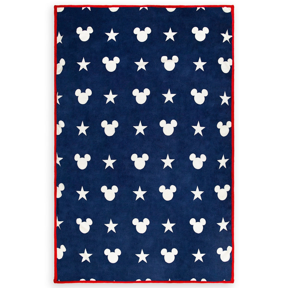 Disney Parks Mickey Mouse Americana Reversible Throw New with Tags
