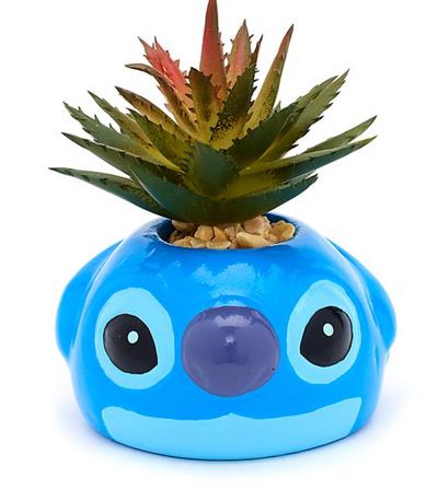 Disney Store Stitch Artificial Potted Plant New