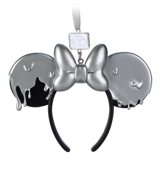 Disney 100 Years of Wonder Mickey Ear Headband Christmas Ornament New with Tag