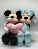 Disney Parks Valentine Wedding Mickey and Minnie Love Plush Set New with Tags