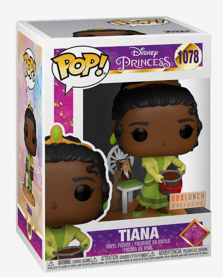 Disney Funko Pop Princess Tiana With Pot Of Gumbo Vinyl Figure Exclusive New
