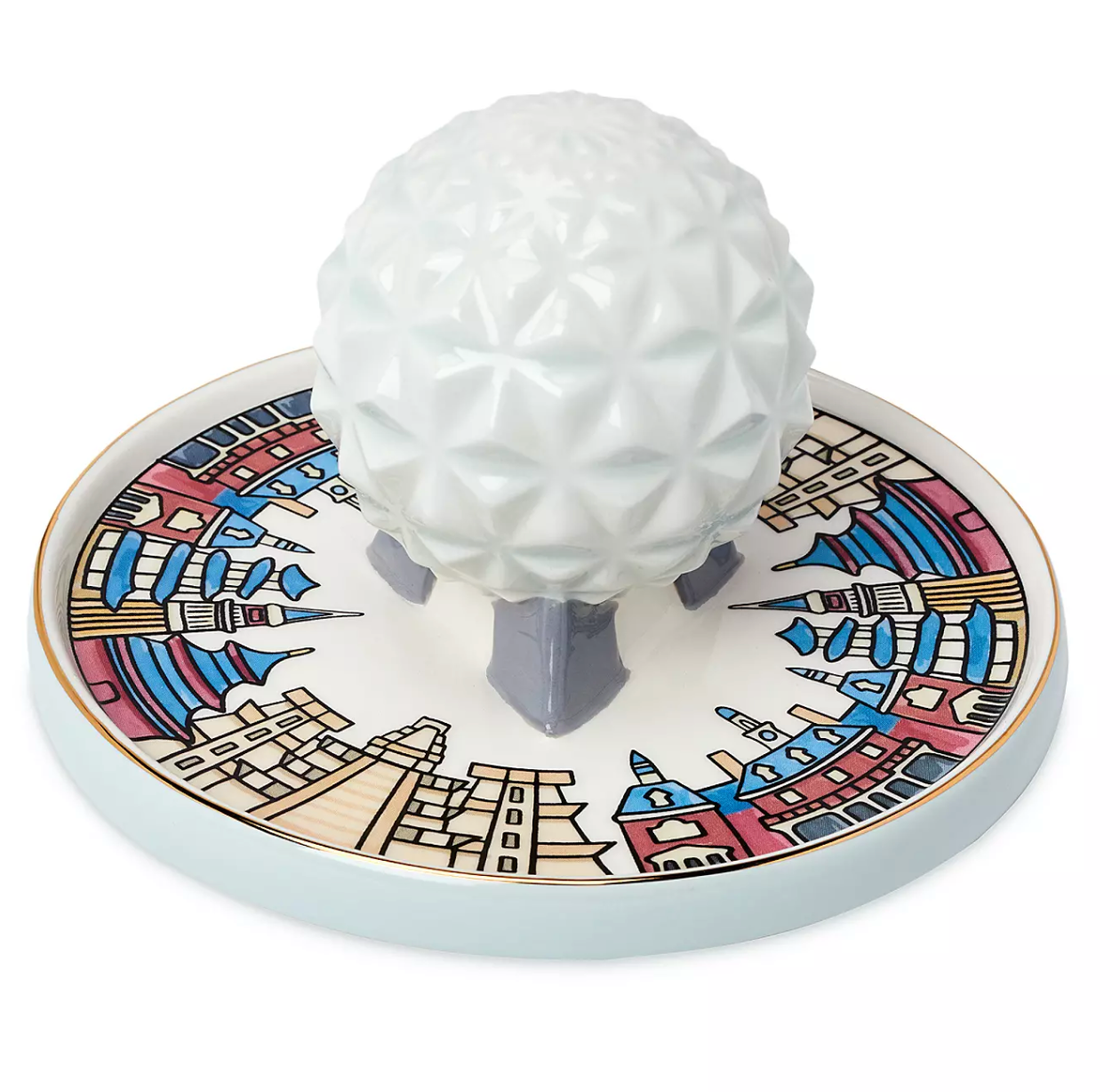 Disney Parks Epcot Spaceship Earth Trinket Tray Jewelry New