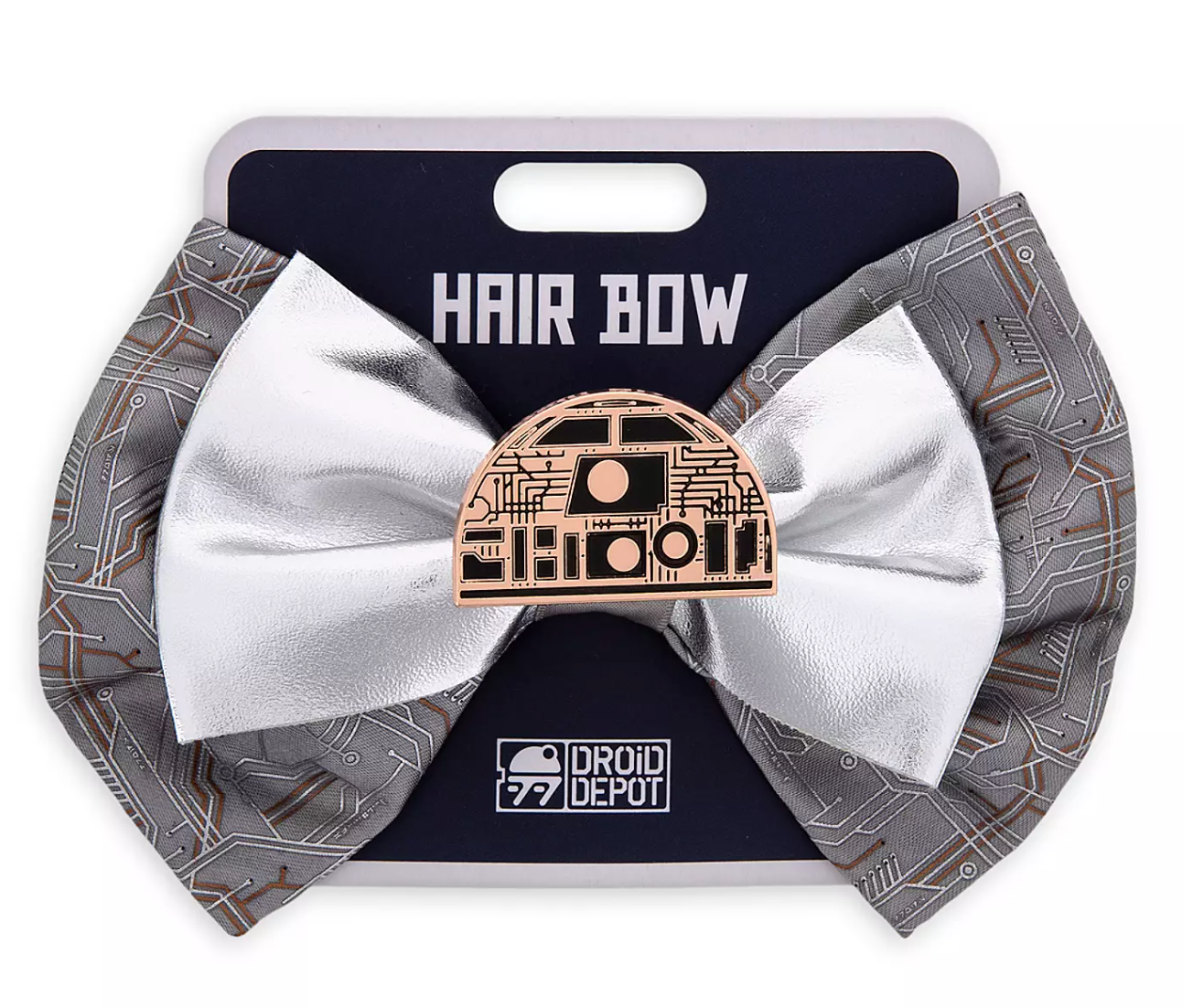 Disney Parks Star Wars Galaxy Edge Droid Depot Hair Bow New with Card