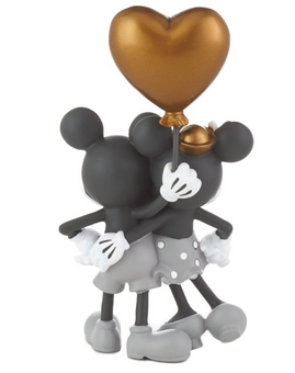 Hallmark Valentine Disney Mickey and Minnie Love in the Air Figurine New